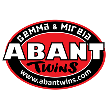 AbanTwins logo Mireia i Gemma Abant